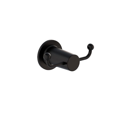 Newport Brass Double Robe Hook in Flat Black 42-13-56